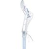StringKing Womens Complete 2 Pro Midfield Lacrosse Stick - Tech Trad Pocket - Composite Pro Shaft (High Pocket - White/Carolina) view 3