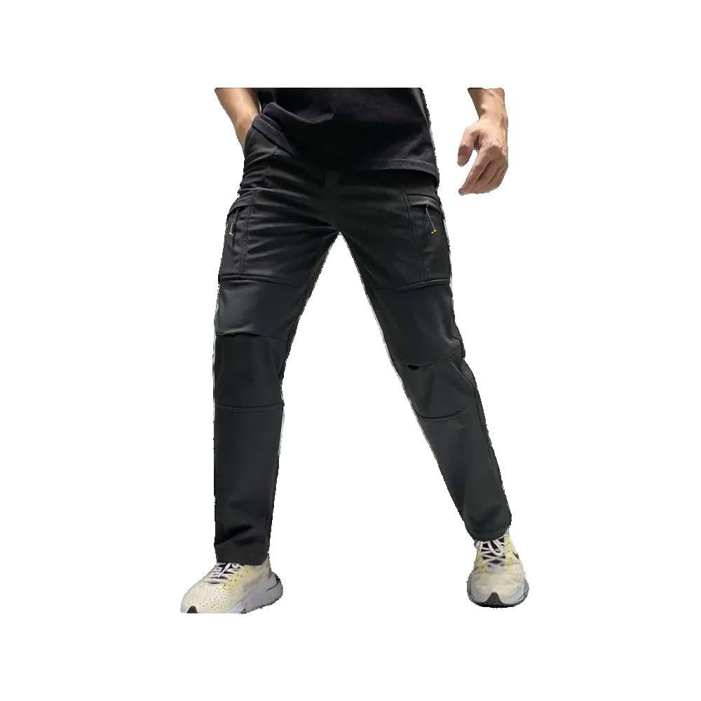 Winter Hiking Pants Thick Waterproof Trousers Outdoor Sports Trekking Skiing Camping s1 Black S