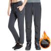 Women' Waterproof Hiking Pants Winter Men' Trousers Camping Climbing Running Outdoor s3 Blue XL view 2