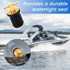Boat Twist Drain Plug, 1" Marine Brass Screw Type Compression Plug Coolers Hulls Livewell Bilge Transom, Locks in Place for Yacht view 4