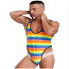 Lejafay Men's Bodysuit Jockstrap Backless Wrestling Singlet Body Chest Harness Jumpsuit Underwear Coloful Large view 4