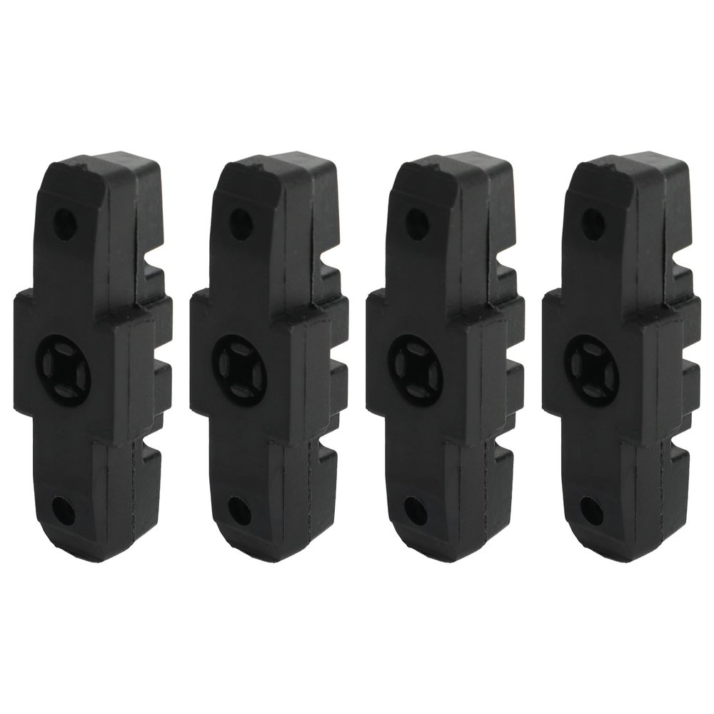 4PCS 2 Pairs Bicycle Brake Pads Replacement Compatible with Magura HS11/HS22/HS24/HS33 Rubber Road Bike Brake Covers Bike Accessories Black