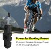 4PCS 2 Pairs Bicycle Brake Pads Replacement Compatible with Magura HS11/HS22/HS24/HS33 Rubber Road Bike Brake Covers Bike Accessories Black view 2