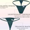 FINETOO 10 Pack G-String Thongs for Women Cotton Panties Stretch T-back Tangas Low Rise Hipster Underwear Sexy S-XL view 3