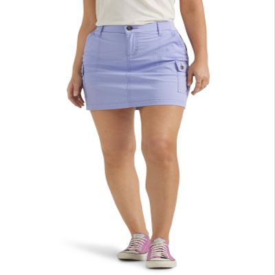 Lee Women's Ultra Lux Comfort with Flex-to-Go Cargo Skort Iris 6