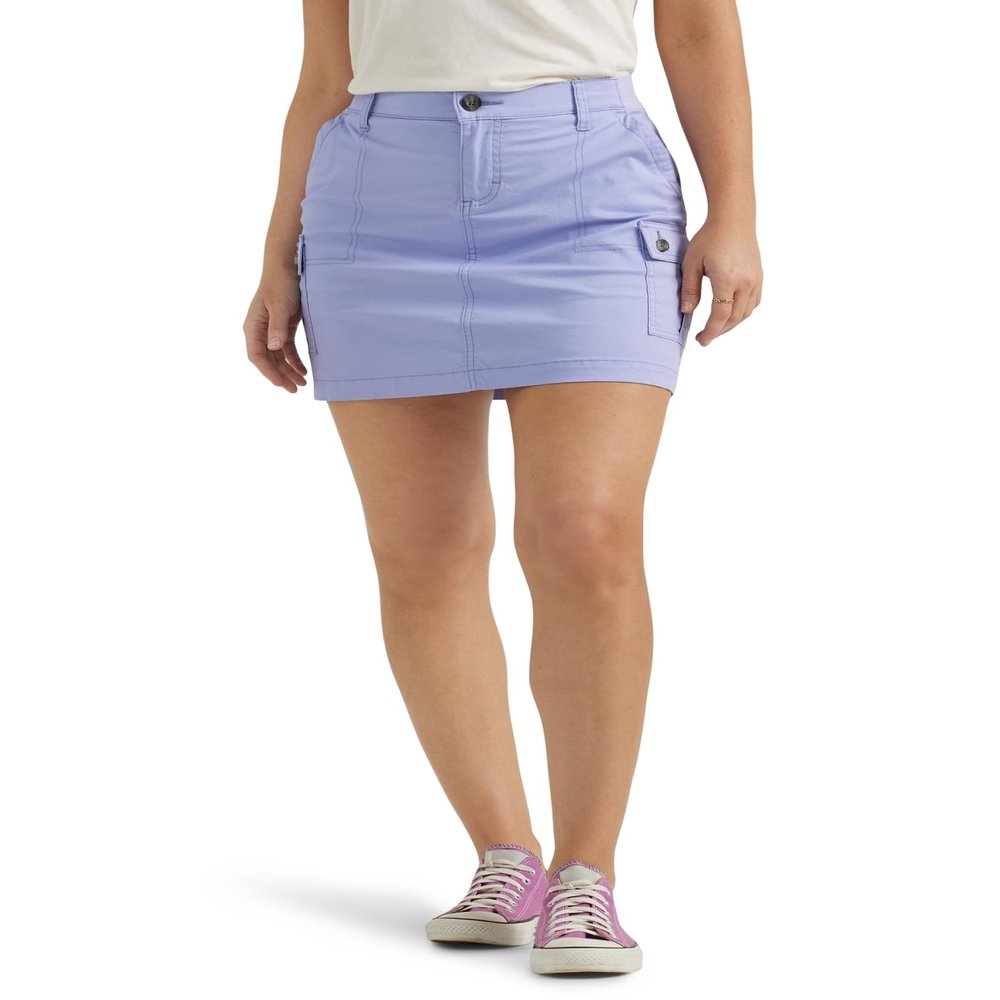 Lee Women's Ultra Lux Comfort with Flex-to-Go Cargo Skort Iris 6