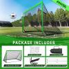 KTRIO 6x4 ft Soccer Goal for Backyard, Portable Soccer Net, Large Foldable Soccer Goals with Carry Bag for Kids Youth Teens Sports, Green 1pack view 4