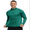 BASUDAM Men's Workout Shirts Quick Dry UPF 50+ Sun Protection Long Sleeve Quarter Zip Pullover Athletic T-Shirts Turquoise S view 4
