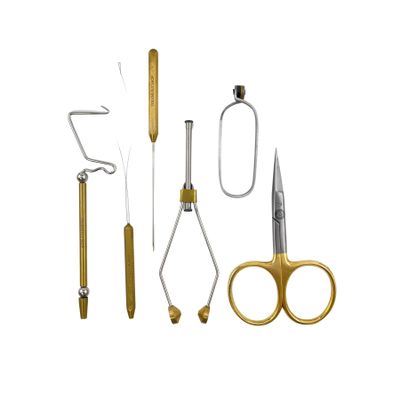 Togens Fly Shop Premium Tool Kit - 6 Pieces - Fly Tying Tool Kit - Portable, Compact, and All The Essentials You Need to Get Started