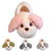 Toddler Cartoon Puppy Cotton Slippers,Girls Boys Cute Indoor Plush Cozy Soft Warm Fluffy Slip-on (Pink, 7.5 Toddler) view 3