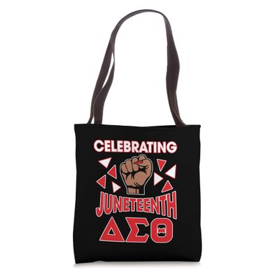 Delta Sigma Theta Sorority, Delta Celebrating Juneteenth Tote Bag