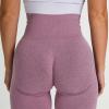 Womens Leggings High Waisted Tummy Control Women Scrunch Butt Lifting Seamless Leggings Booty High Waisted Workout Yoga Pants Tummy Control Gym Compression Tights view 4