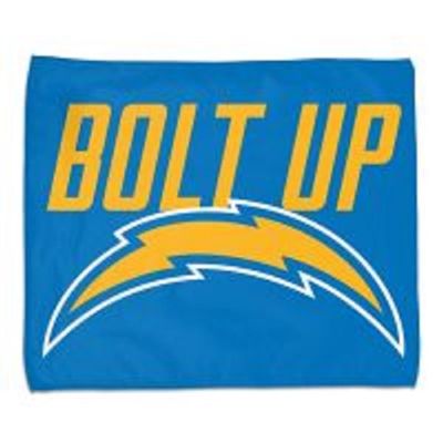 WinCraft Los Angeles Chargers Full Color 15" x 18" Rectangular Team Logo Rally Towel