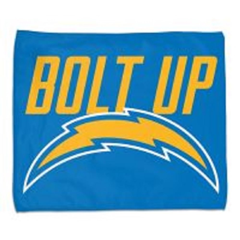 WinCraft Los Angeles Chargers Full Color 15" x 18" Rectangular Team Logo Rally Towel