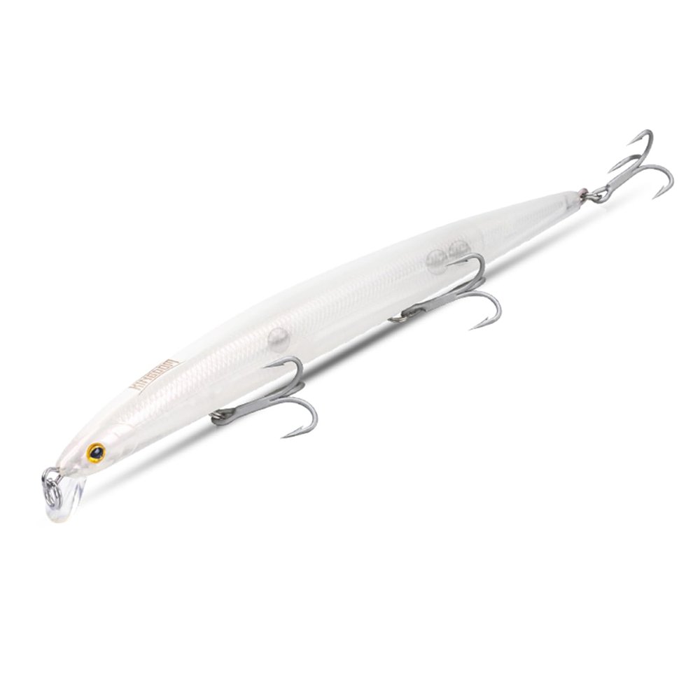 KINGDOM #21 Long Casting Floating Minnow Fishing Lure 180mm Surface Lure 29g Slim and Streamlined Dual Heart Transfer System Electroplated Layer Body