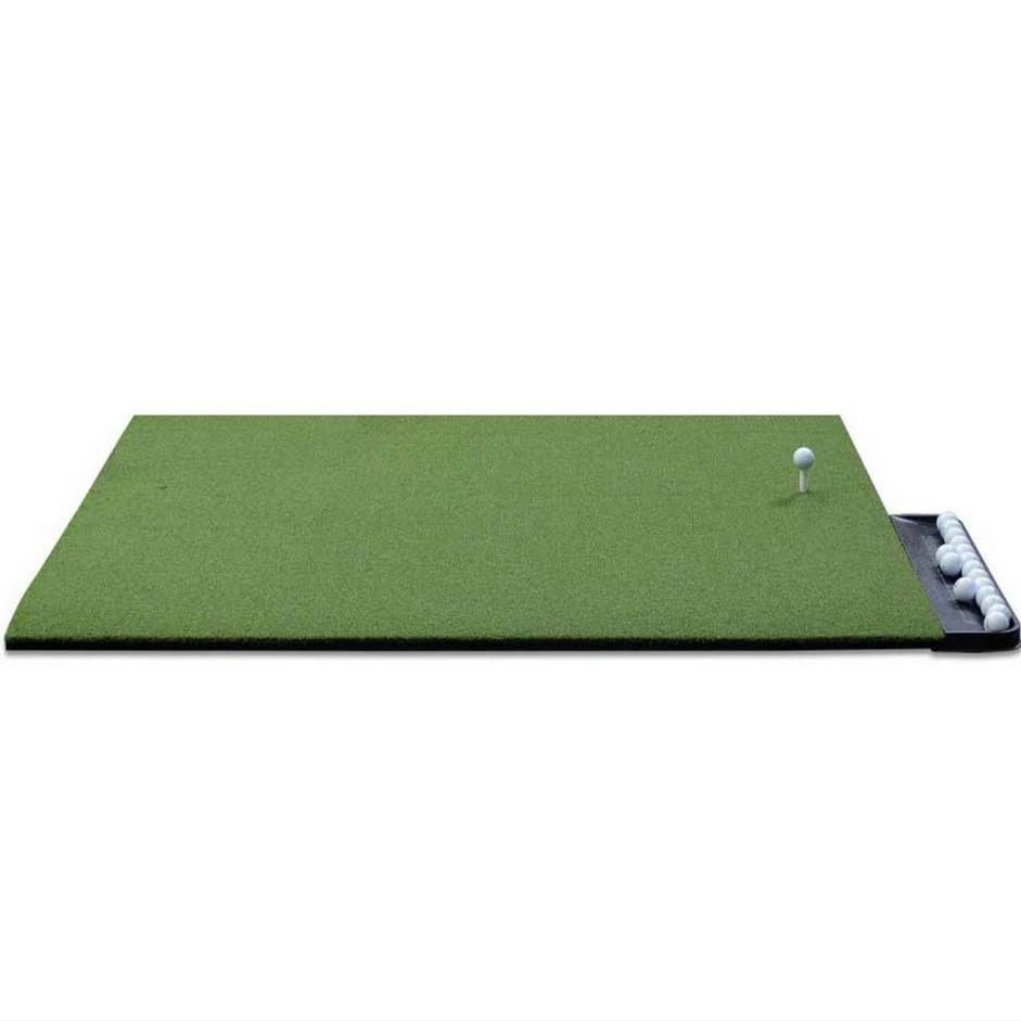 Big Moss Golf True Launch Hitting Mat 4' x 5' for Indoor Simulator Practice Bay