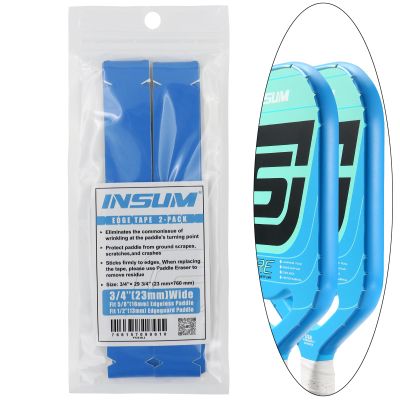 INSUM Pickleball Paddle Edge Guard Tapes Protection Tapes, Pre-Cut V, 20/23/26mm Width Protective Tapes for All Thickness Edges