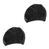 BESPORTBLE 2pcs Flexible Silicone Swimming Cap for Adults Water Dropping Hair from Damage for Swimming and Water Sports view 1