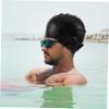 BESPORTBLE 2pcs Flexible Silicone Swimming Cap for Adults Water Dropping Hair from Damage for Swimming and Water Sports view 4