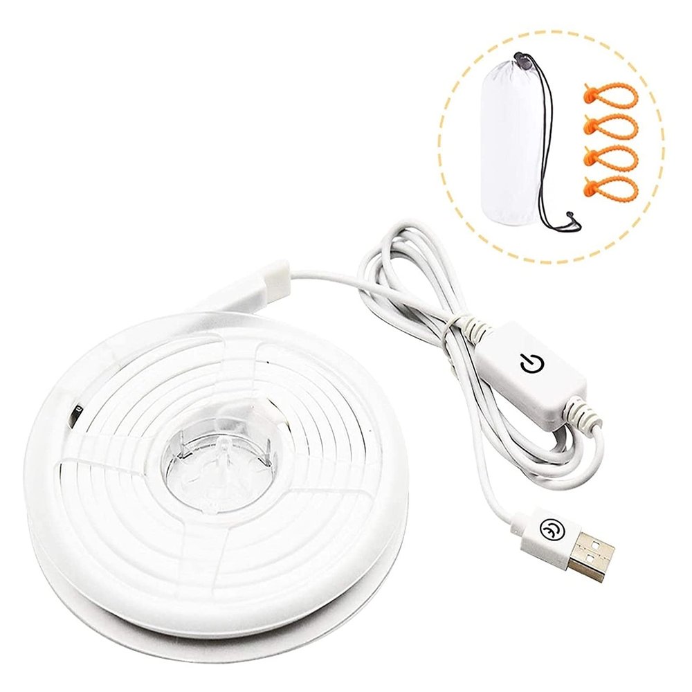2 Sets of USB LED Camping Light bar Tent Light Portable Lantern Waterproof LED Rope Rope Outdoor Hiking Backpack Night Riding Caravan car Maintenance Garden Lighting