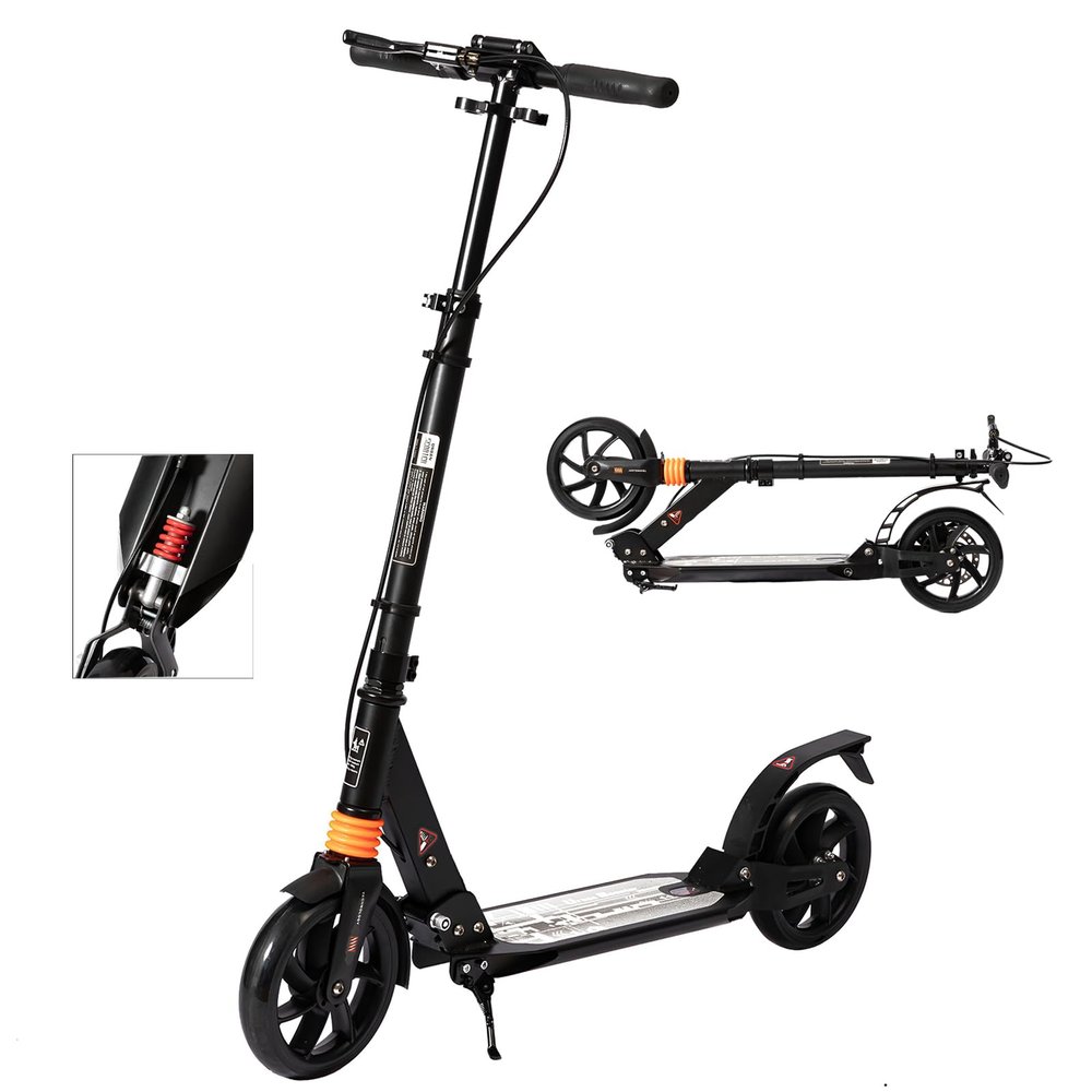 GLDDFDG Scooter for Adults and Teens- Adjustable Height, Kids Scooter, Folding Scooter, Teens & Adults, Lightweight, Aluminum,Indoor and Outdoor Scooters for Children 6-12 Years Old