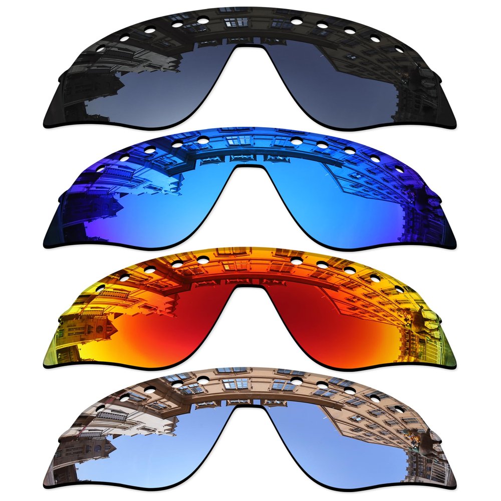 Vonxyz Set of 4 Lenses Replacement for Oakley Sutro Lite Sweep Vented OO9465 Sunglass Combo Pack
