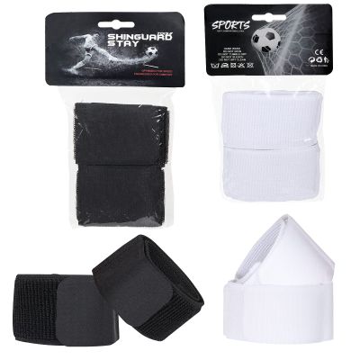 4Pcs Soccer Shin Guard Straps, Anti Slip Football Legging Adjustable Shin Fixed Straps Lightweight Ankle Guards Shin Guard Holders for Sports Kicking Ball Running Cycling for Children Youth Adults