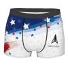 United States Space Force Boxer Briefs Comfort Stretch Underwear Trunks Wicking Breathable Knickers For Mens Black view 1