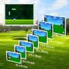 Wiseek Golf Impact Screen,Easy to Install and Thicker Golf Simulator Impact Screen with Probe and Snap Hooks for Training Indoor/Outdoor with Grommet Holes,7 Sizes for Choice view 2