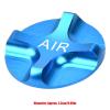 Gavigain Bike Valve Cover, 25mm Air Valve Top, Aluminium Alloy Bicycle Suspension Front Fork Airtight Valve Cover (Blue) view 4