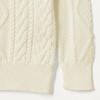 Amazon Essentials Boys Quarter-Zip Cable-Knit Relaxed-Fit Sweater, Eggshell White, X-Large view 4