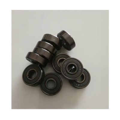 WEIWEIBEIER 8Pcs 608RS ABEC-11 Roller Skate Scooter 8X22X7mm Skateboard 608-Black Bearings High Performance 608