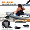 Highpi 10'10'' Inflatable Stand Up Paddle Board for Youth and Adults  Wide Sup with Premium Accessories, Blow Up Paddleboard for Surfing, Fishing, Yoga & More view 4