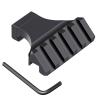 LONSEL 45 Picatinny Offset Rail Mount, 3 4 5 Slots 45 Degree Offset Picatinny Rail Mounts Aluminum Low Profile Adapter for Flashlight Laser Sight Optics (5 Slot - 1 Pack) view 2