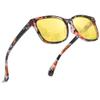 SIPHEW Anti-Glare Night Driving Glasses for Women, Polarized Yellow Lens Reduces Headlight Glare & Eye Strain for Nighttime view 1