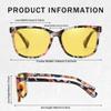 SIPHEW Anti-Glare Night Driving Glasses for Women, Polarized Yellow Lens Reduces Headlight Glare & Eye Strain for Nighttime view 3