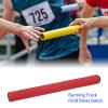 M METERXITY Relay Track Baton Set - Stainless Steel Hollow Tube with Sponge Cover, Apply to Team Building/Relay Races/Athletics Sports Game (5 Colors) view 2