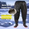 BcoMfy Winter Warm Girdle Hip Waders, With Boots Hip Pants, Suitable For Fishing, Hunting And Farming (Color : Black, Size : 7.5) view 4