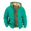 Generic Men's Long Winter Coat Heavyweight Down Jacket Mens Zip Ups Nursing Long Sleeve Shirts Birthday Gifts for Husband Large Tee Shirt with Pocket1-Green,Medium view 1