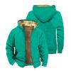 Generic Men's Long Winter Coat Heavyweight Down Jacket Mens Zip Ups Nursing Long Sleeve Shirts Birthday Gifts for Husband Large Tee Shirt with Pocket1-Green,Medium view 2