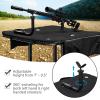 IRONMAX Foldable Shooting Bench, Height Adjustable Shooting Table with Padded Seat, Gun Rest & Gear Pockets, Portable Shooting Bench for Rifles, Outdoor Range and Hunting view 4
