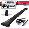 acpar Compatible with Opel/Vauxhall Zafira Life 2019-2025 Cross Bar FLY Model Car Roof Rack Cross Bar 4 BARS BLACK view 3