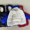 Girl's Metallic Winter Coat Warm Puffer Jacket Insulated Shiny Down Hooded Coat  Water (Dark Blue, 18-24 Months) view 4