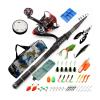 FEELIN Ice Fishing Rod Shrink Carbon Short Section Fishing Rod Spinning Reel Fishing Tackle Fishing Rod (Size : Fishing Rod Set_2.1) view 1