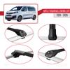 acpar Compatible with Opel Zafira Life 2019-2025 ACE-1 Car Roof Rack Cross Bar Black Aluminium 2 Bars view 4