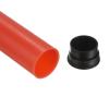 M METERXITY Junior Relay Track Baton - Smooth Plastic Hollow Tube with End Cap, Apply to Team Building/Relay Races/Athletics Sports Game (Red) view 4