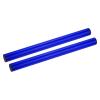 M METERXITY 2 Pack Junior Relay Track Baton - Smooth Plastic Hollow Tube with End Cap, Apply to Team Building/Relay Races/Athletics Sports Game (Blue) view 1