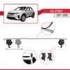 acpar Compatible with Kia Stonic 2017-2025 ACE-4 Car Roof Rack Cross Bar Grey Aluminium 2 Bars view 3