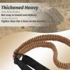 ToopMount Two Point Paracord Sling with Metal Hook, 1.18" Wide Traditional Paracord Webbing, Hand Woven Rope for Emergency Use (Black/Khaki) view 2