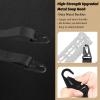 ToopMount Two Point Paracord Sling with Metal Hook, 1.18" Wide Traditional Paracord Webbing, Hand Woven Rope for Emergency Use (Black/Khaki) view 3